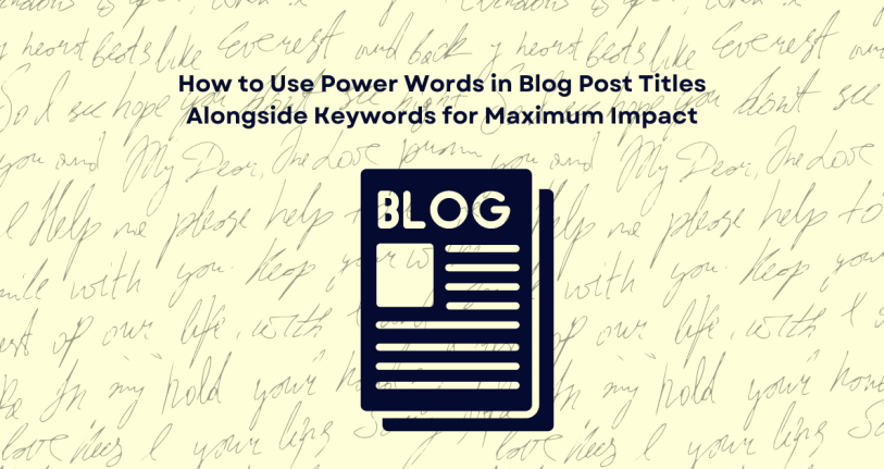 power words in blog post