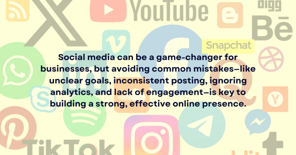 Social Media Strategy Mistakes